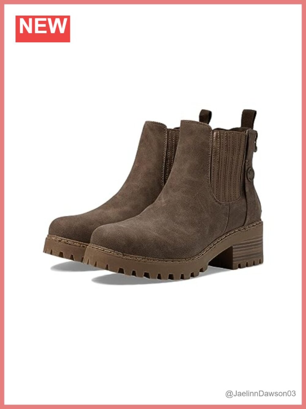 Blowfish Malibu Layten Chelsea Ankle Boots Double Back Zippers Cushioned